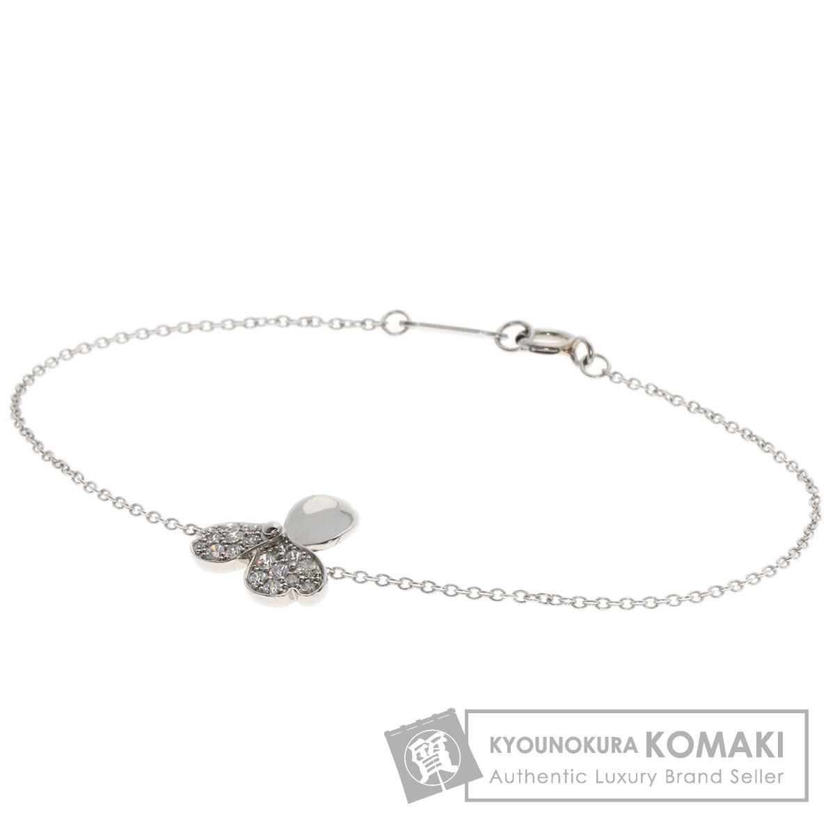 TIFFANY-Co. ティファニー ペーパー フラワー ダイヤモンド ブレスレット PT 950 レディース