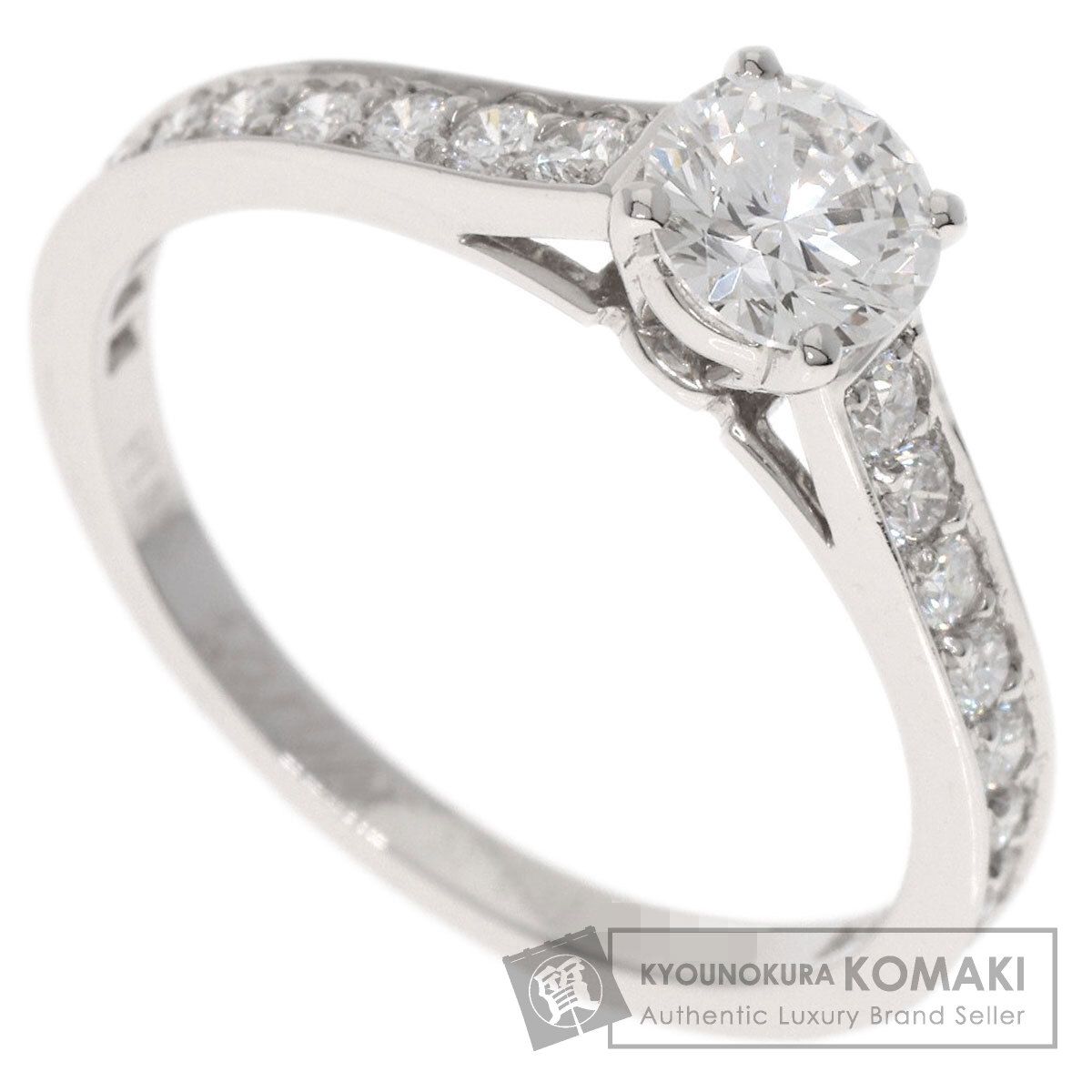 CARTIER カルティエ ソリテール ダイヤモンド 52 リング 指輪 PT 950 レディース