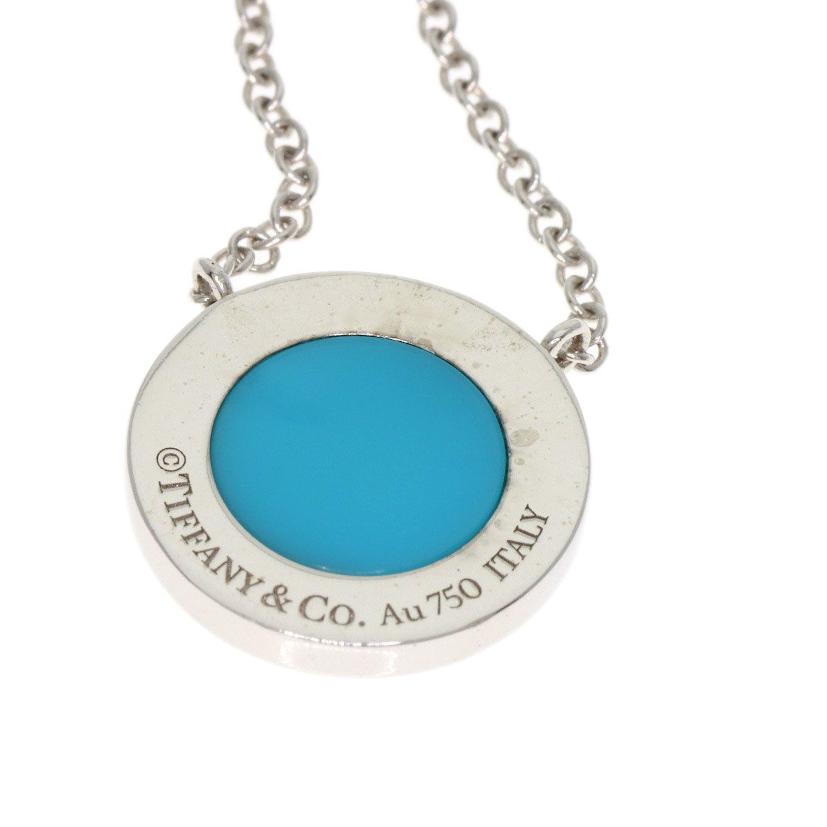 TIFFANY&Co. ティファニー T TWO サークル ターコイズ ネックレス