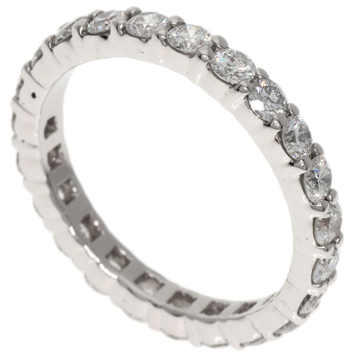 HARRY WINSTON ハリーウィンストン プロングセット ダイヤモンド リング 指輪 PT 950 レディース