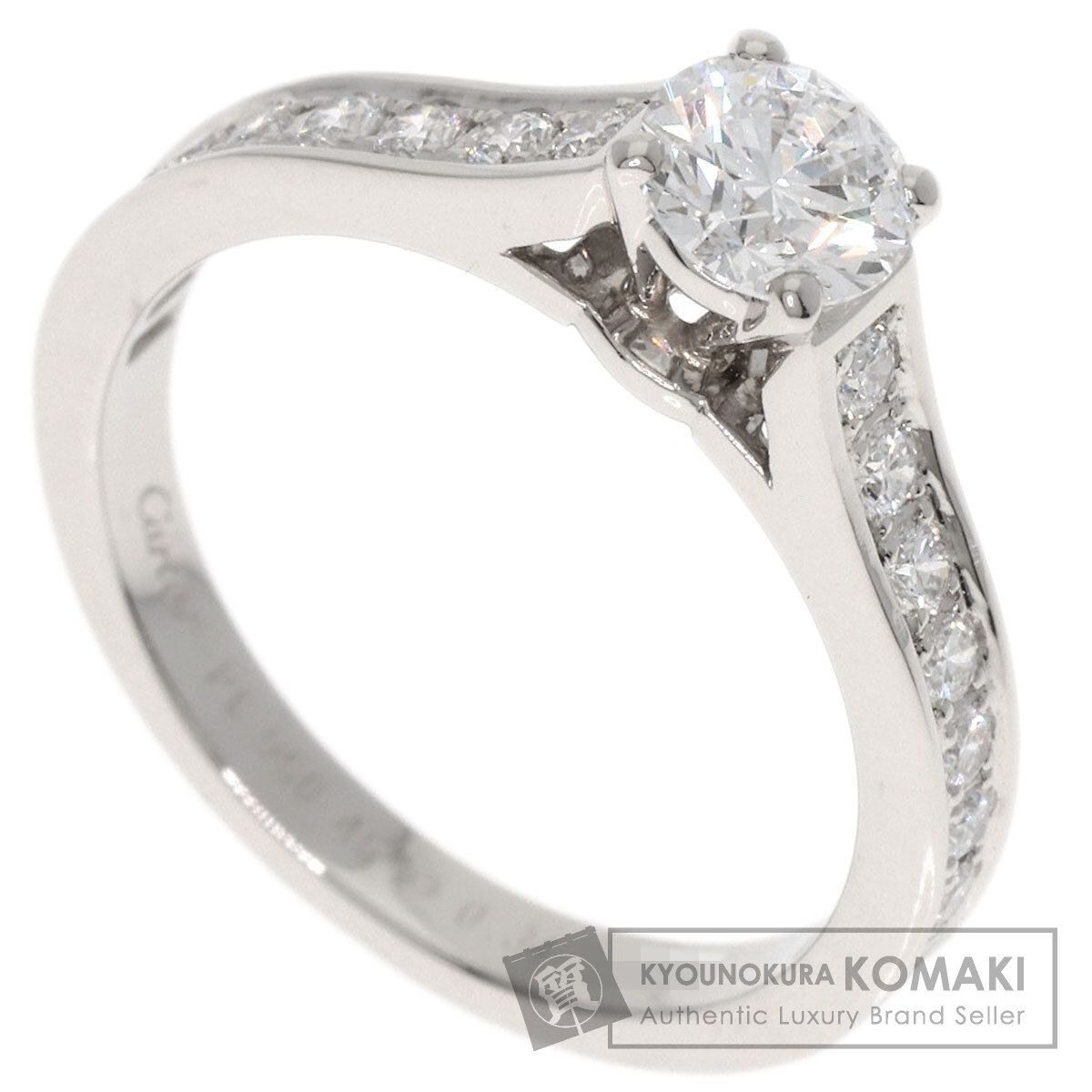 CARTIER カルティエ 1895 ソリテール ダイヤモンド E VS 1 EX 45 リング 指輪 PT 950 レディース