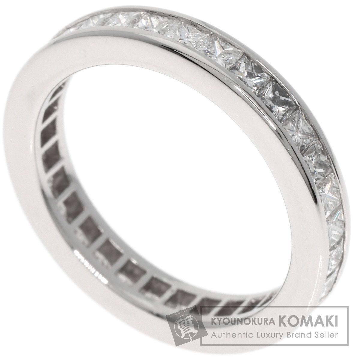 HARRY WINSTON ハリーウィンストン プリンセス エタニティ ダイヤモンド リング 指輪 PT950 レディース