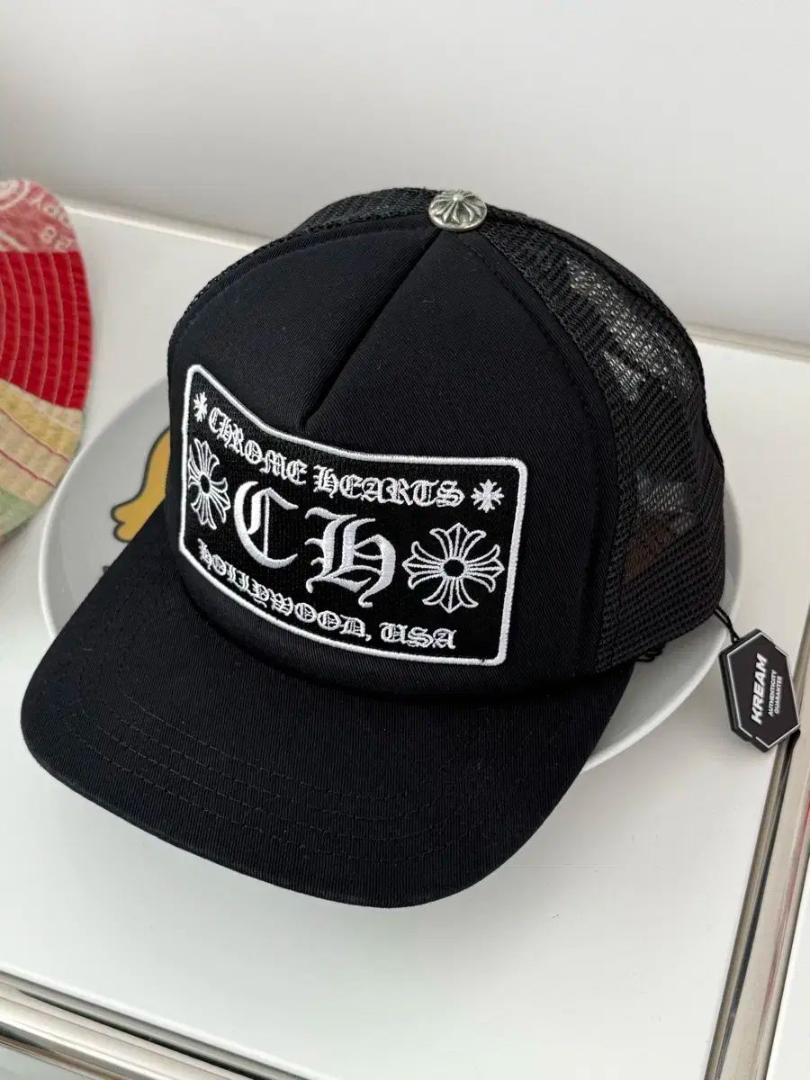 Chrome Hearts CH Hollywood Trucker Hat B
