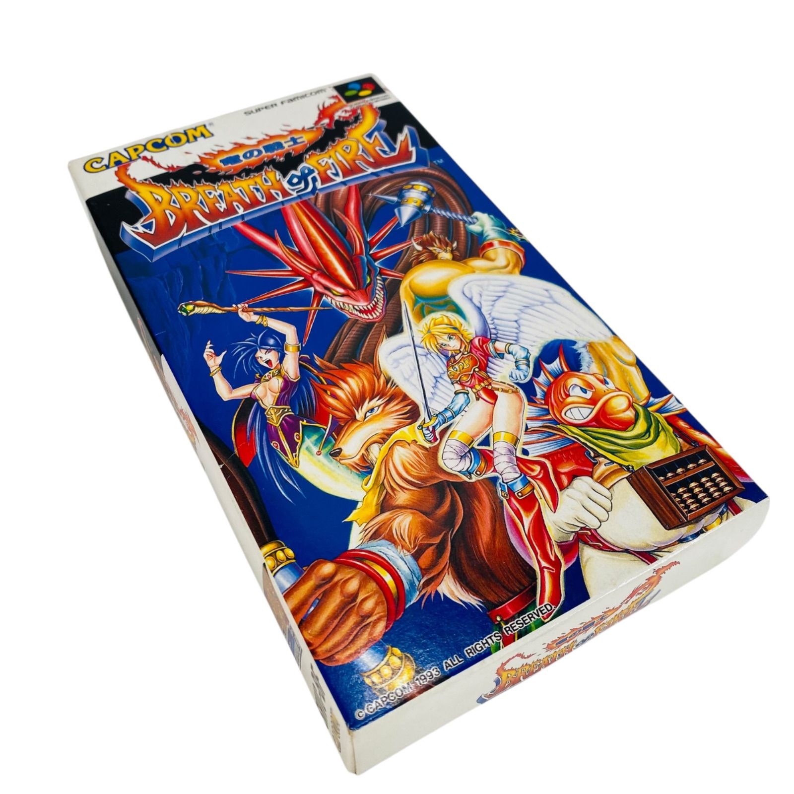 ブレスオブファイア スーパーファミコン 竜の戦士 箱 説明書付き