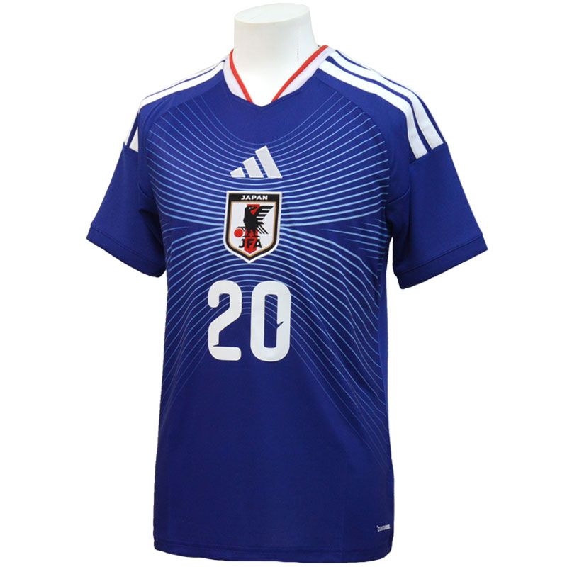 アディダス サッカー日本代表 2026 ホーム ユニフォーム 背番号20 久保建英 サッカー JAPAN 26 SS DAZ 45 20