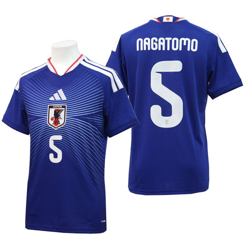 アディダス サッカー日本代表 2026 ホーム ユニフォーム 背番号5 長友佑都 JAPAN 26SS DAZ45 鎌田大地 長友佑都 5
