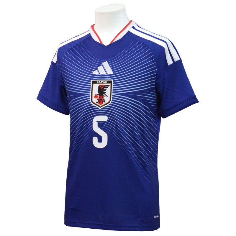 アディダス サッカー日本代表 2026 ホーム ユニフォーム 背番号5 長友佑都 JAPAN 26 SS DAZ 45 鎌田大地 5