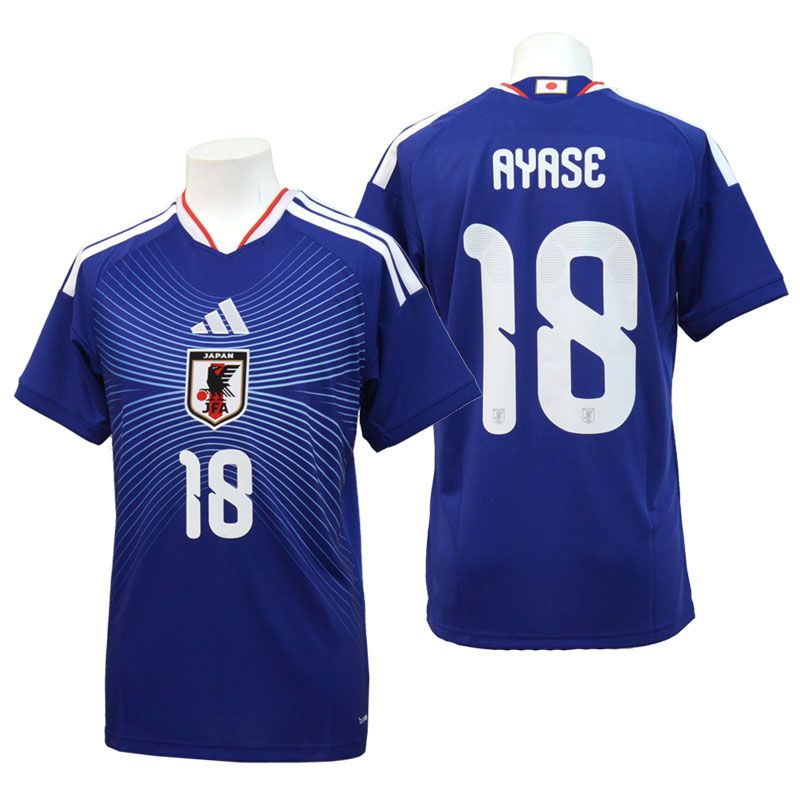 アディダス サッカー日本代表 2026 ホーム ユニフォーム 背番号18 上田綺世 サッカー JAPAN 26 SS DAZ 45 18