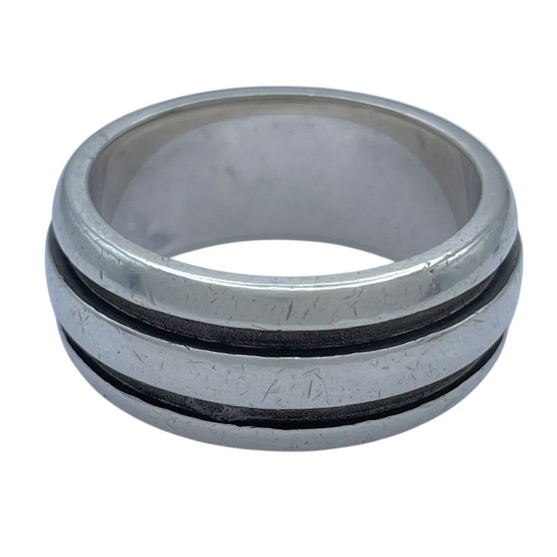 ティファニー グルーブドダブルラインリング TIFFANY グルーブドダブル