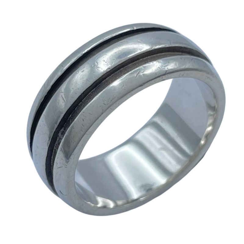 ティファニー TIFFANY&CO グルーブドダブルラインリング シルバー 925 ジュエリー