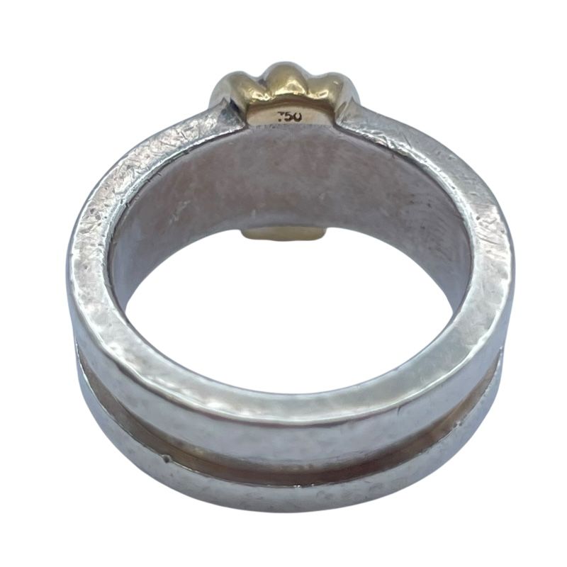 ティファニー　グルーブド　ウィズ　3ロウ　コンビ　リング　11号　925 750 楽天市場】ティファニー TIFFANY & Co. グルーブド ウィズ 3ロウ