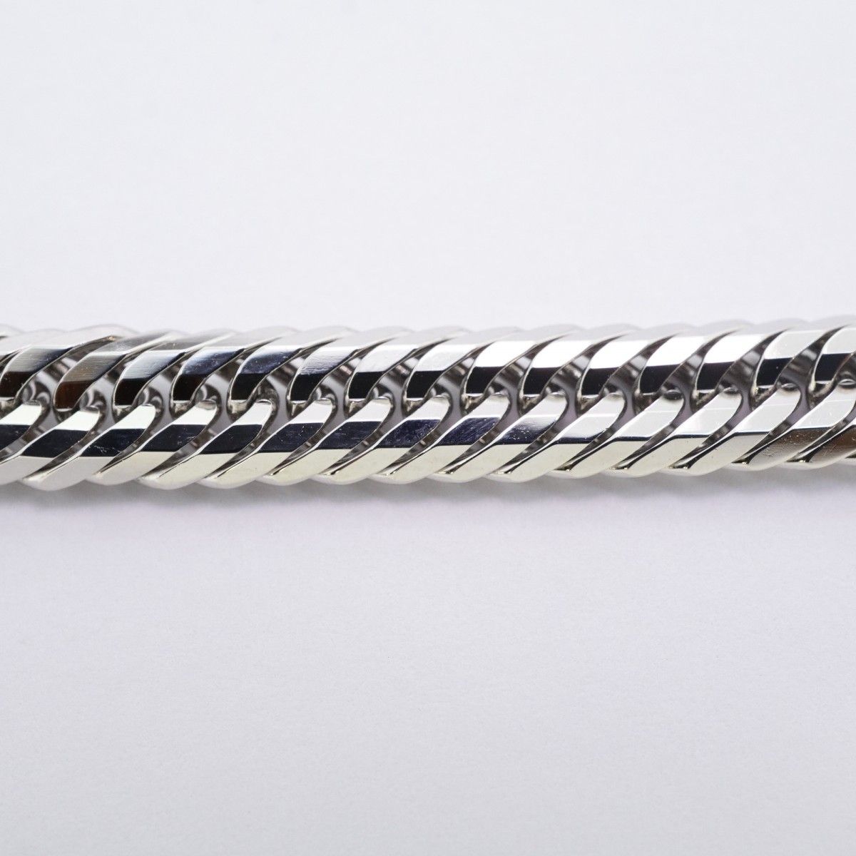 5 kho 028 喜平 ブレスレット Pt 850 プラチナ トリプル 12面 20.7 cm 21.1 g キヘイ メンズ レディース ユニセックス