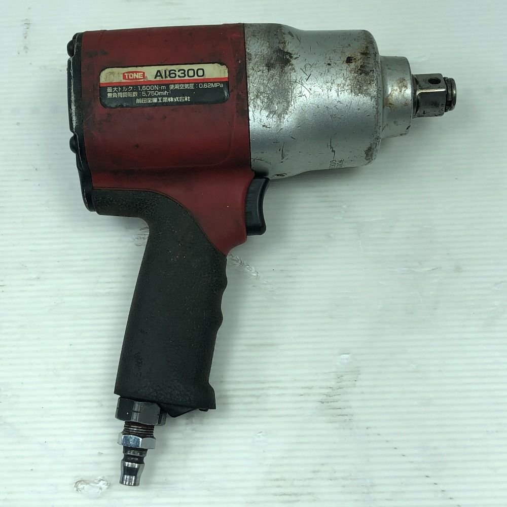 TONE トネ 工具 エアツール エアインパクトレンチ 本体のみ 常圧 AI6300 レッド