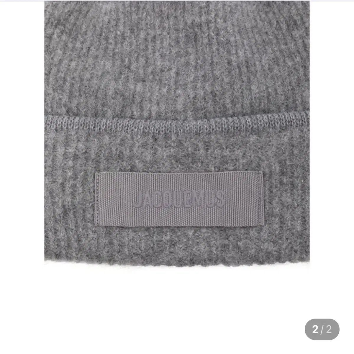 JACQUEMUS ジャックムス グレー ビーニー - メルカリ