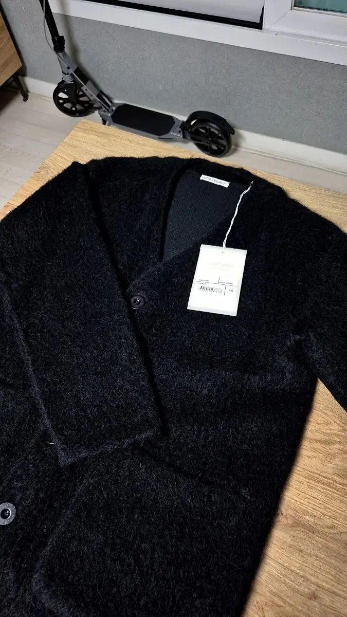 【新品未使用・送料込】OUR LEGACY カーディガン モヘア ブラック 46 Our Legacy カーディガン ブラックモヘア サイズ46 OUR LEGACY（アワー