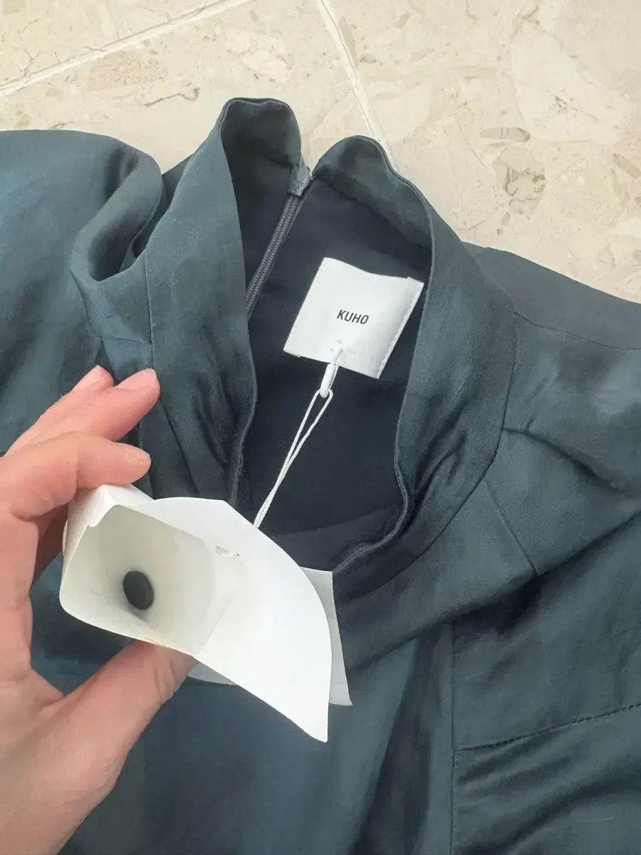  KUHO ロング ベルト付き ONE PIECE 長袖 七分袖 その他