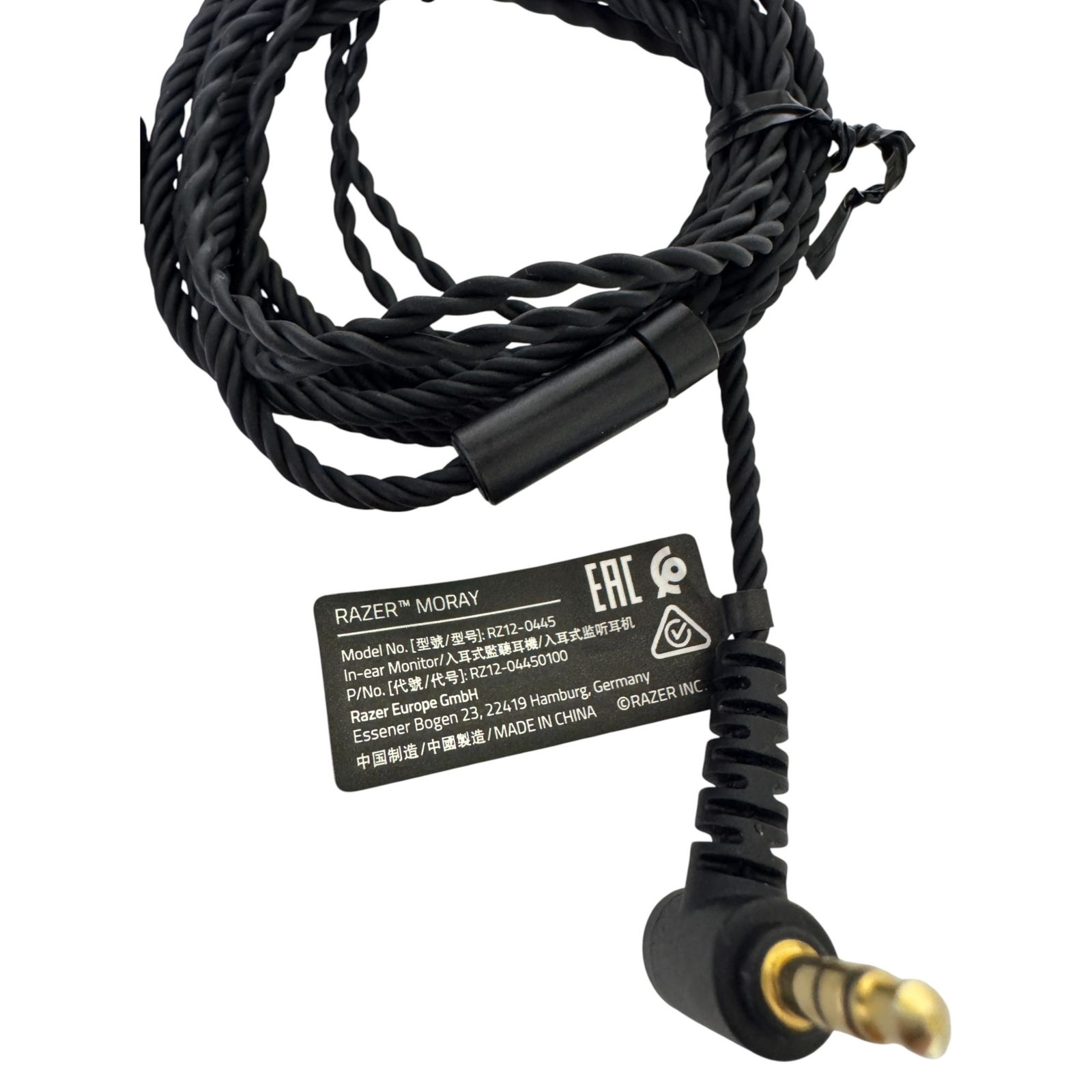 代引可。 ◯ レイザー Razer ゲーミングイヤホン Moray ブラック 人間工学に基づいた薄型形状 720-2893 送料無料、超特価商品。