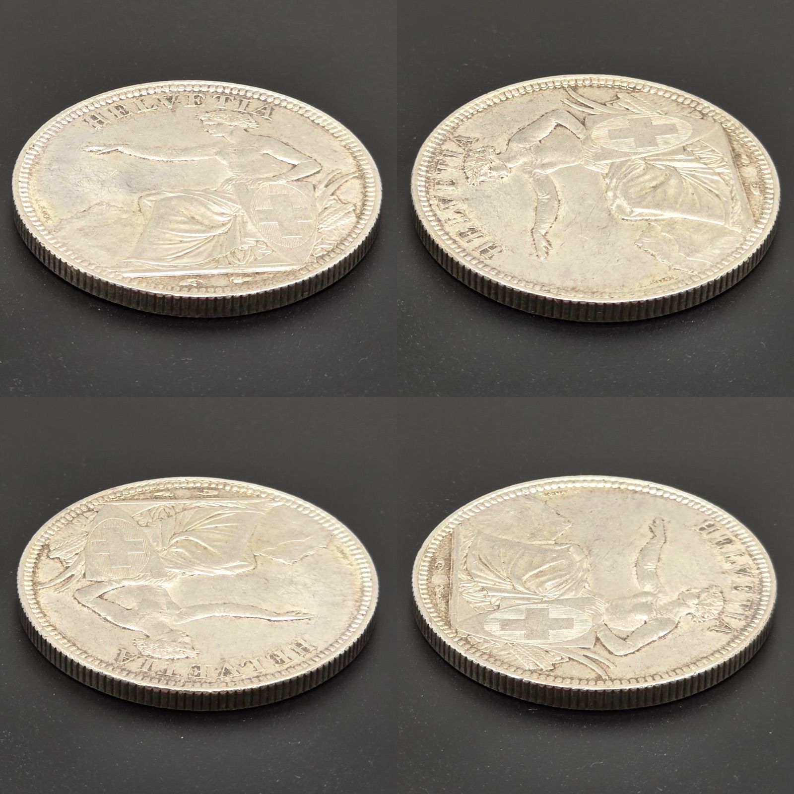 希少]スイスのヘルベティア銀貨 SP67】1956年 スイス ヘルヴェティア 1