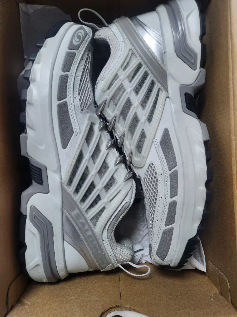 285 SALOMON サロモン acs プロ advanced メタルグレー プロ ロスト