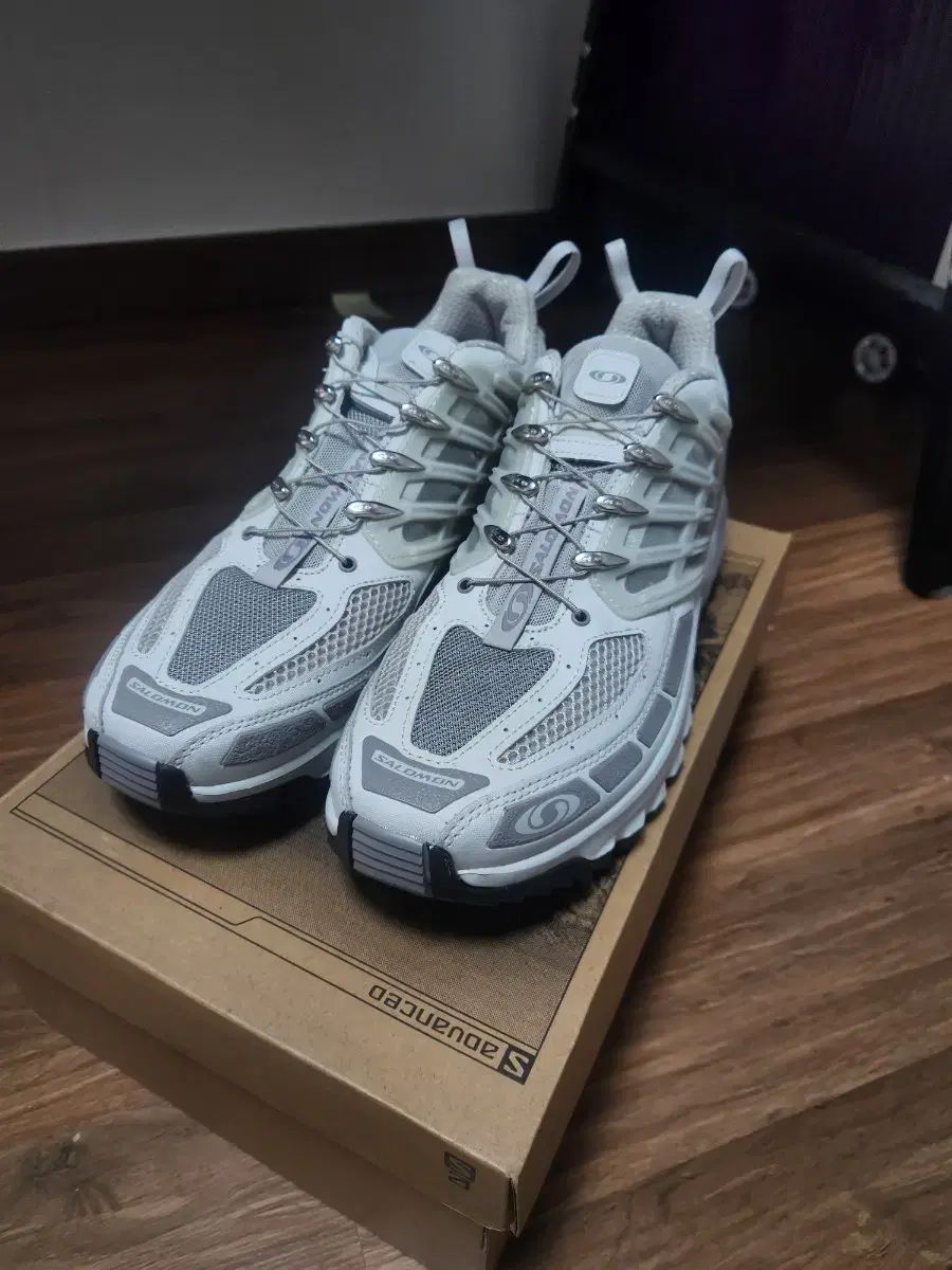 285 SALOMON サロモン acs プロ advanced メタルグレー プロ ロスト