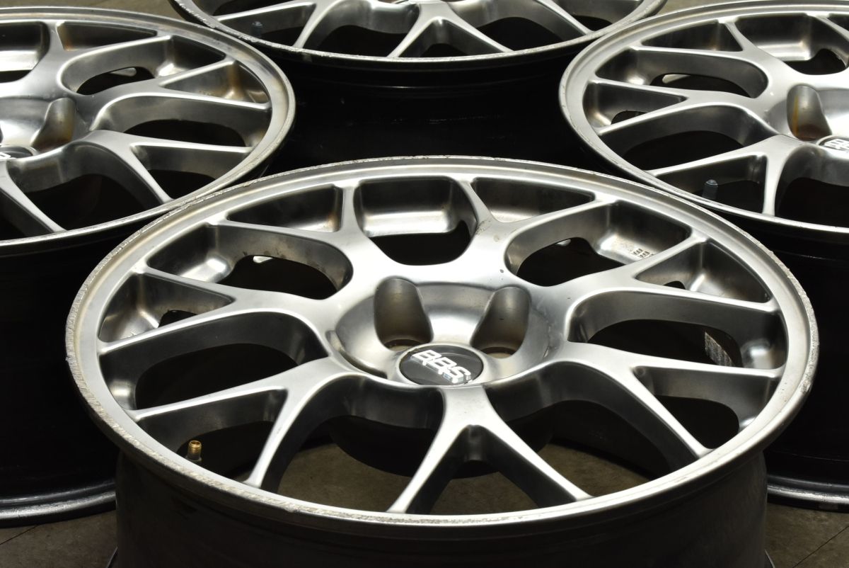 鍛造 品 ミツビシ ランサーエボリューションX OP BBS RG 406 18 in 8 5 J 38 PCD 114 3 4本セット 交換用 カスタム用に