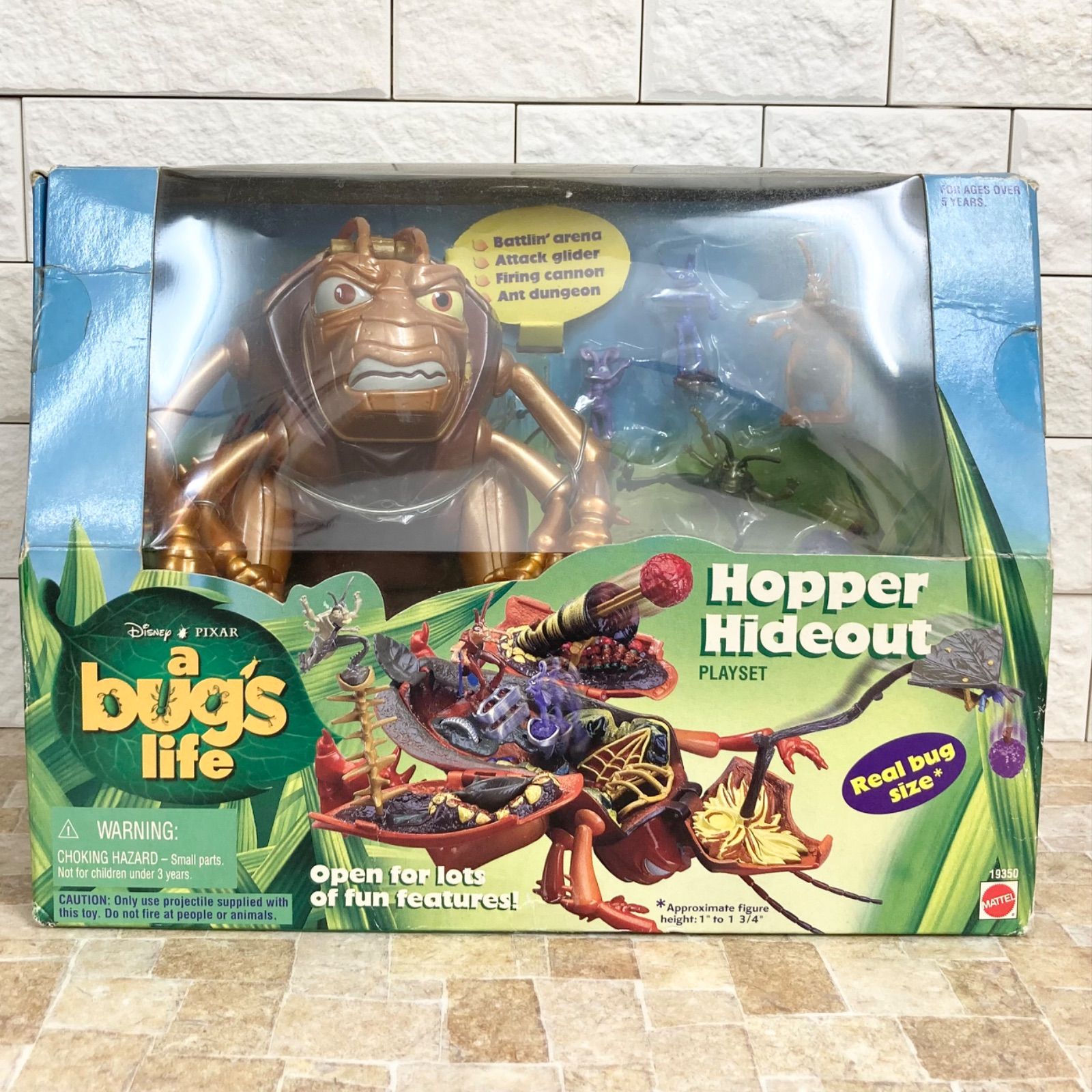 未使用】バグズ・ライフ ホッパー フィギュア hopper Hideout PLAYSET