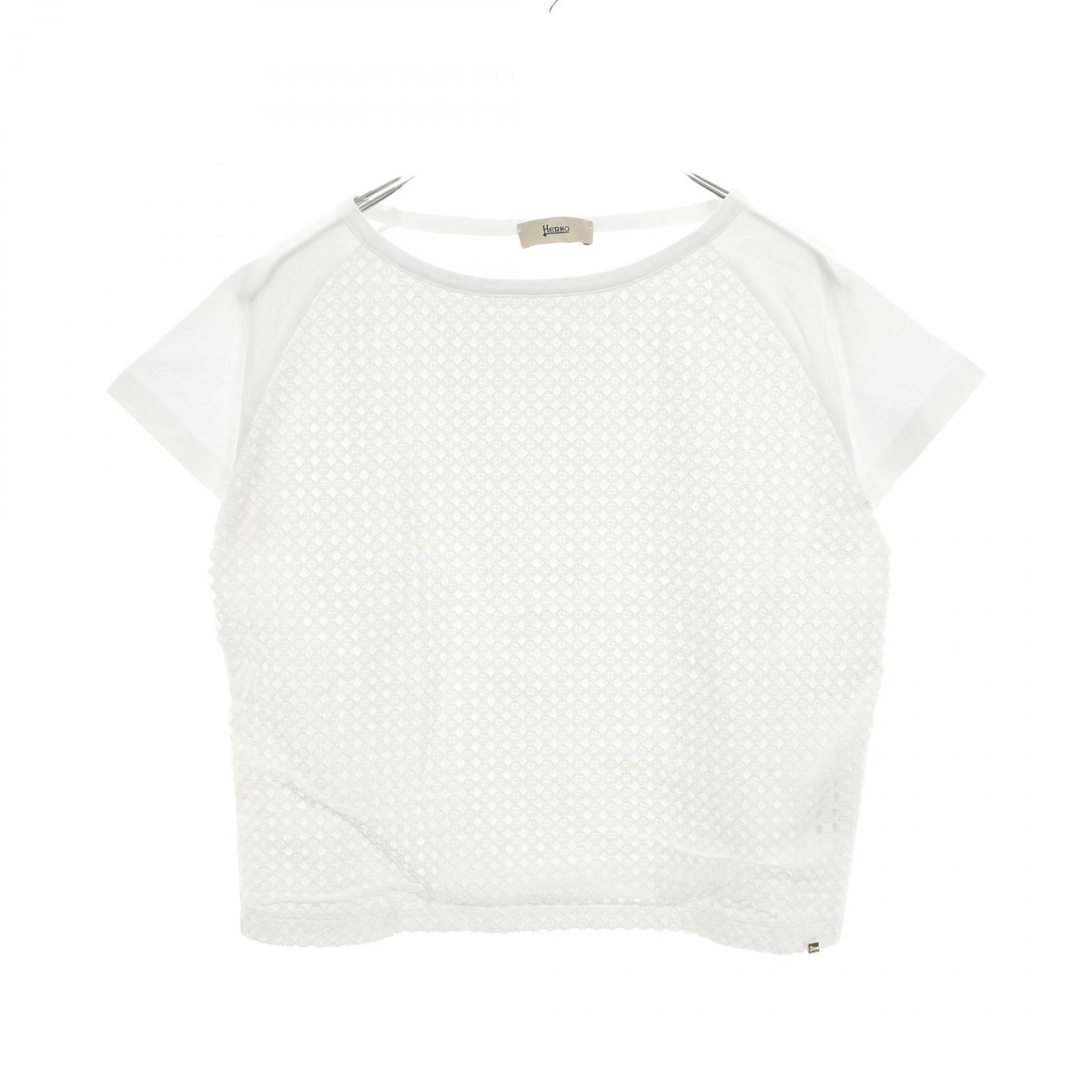 Herno ヘルノ SUPERFINE COTTON JERSEY SPRING LACE カットソー