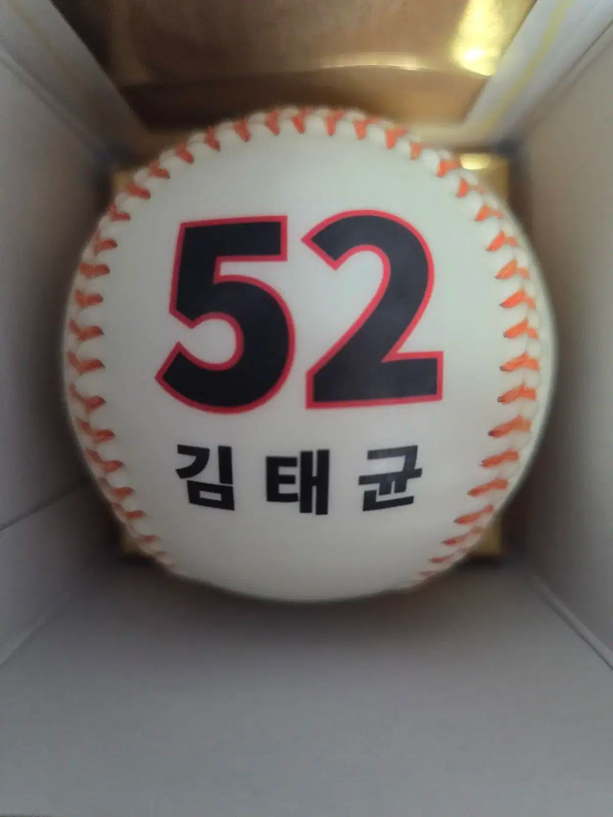 ハンファ イーグルス キム テギュン HIC イラスト 野球ボール 展示 サインボール用