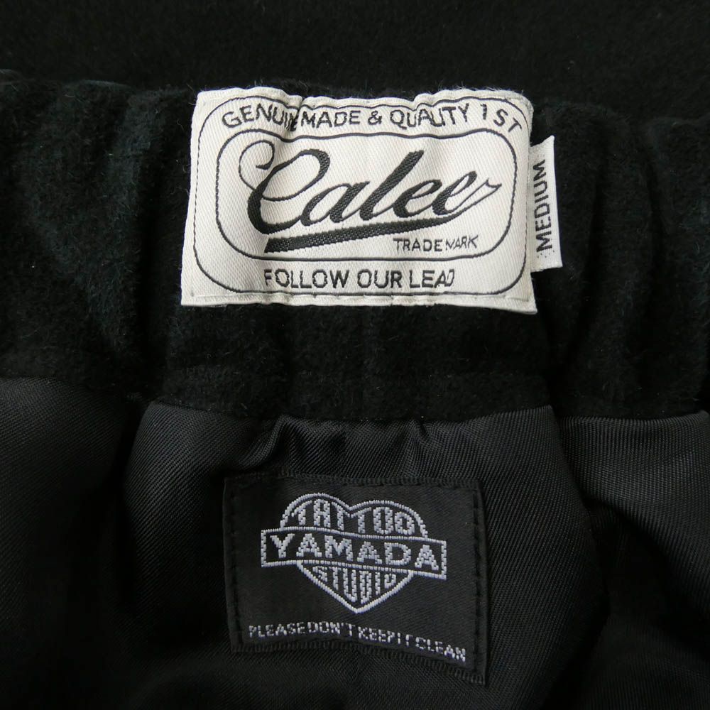 CALEE×tattoo studio yamada ベロアトラックパンツ CALEE × TATTOO STUDIO YAMADA ベロアトラックパンツ - メルカリ