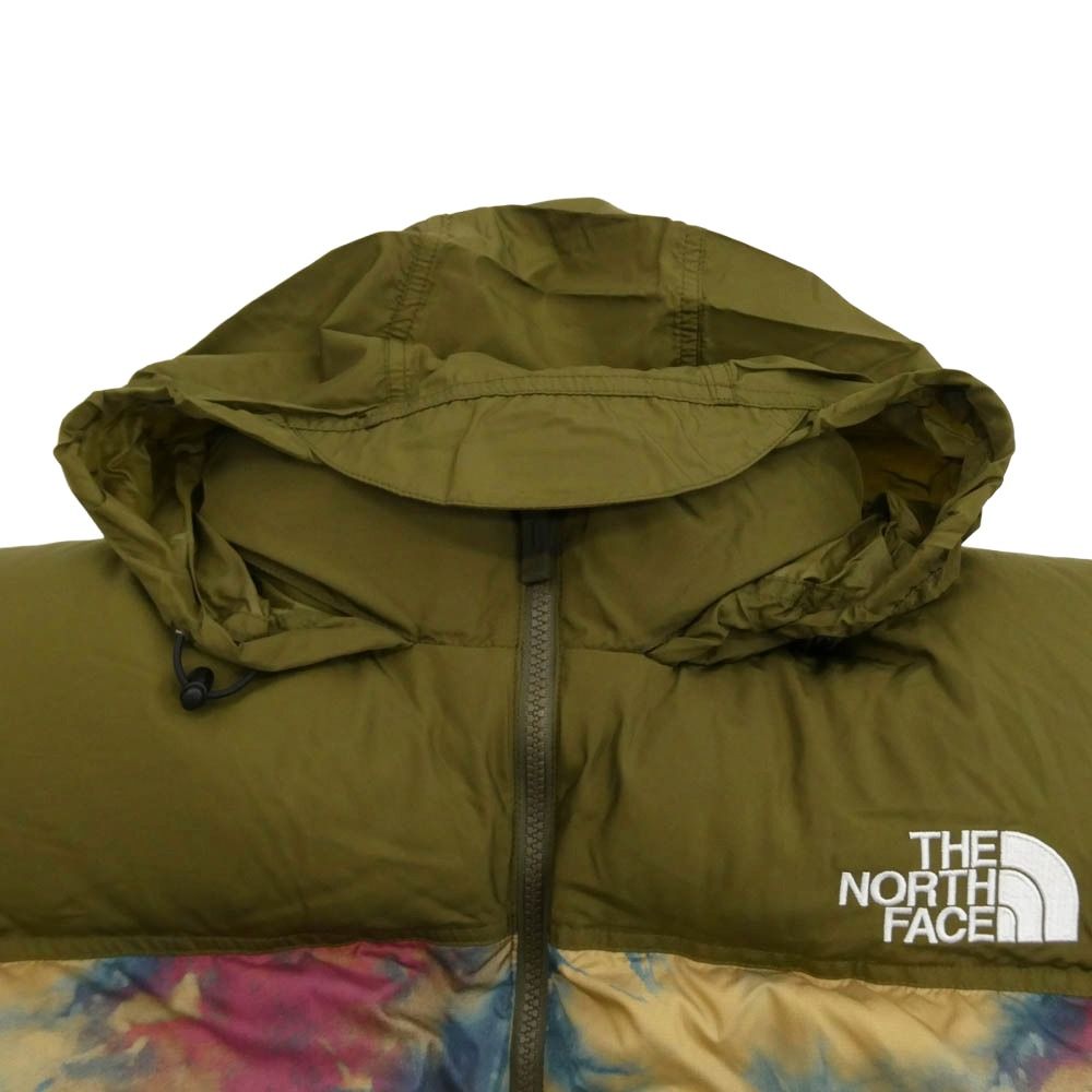 美品 ノースフェイス ヌプシダウンジャケット カーキ THE NORTH FACE 