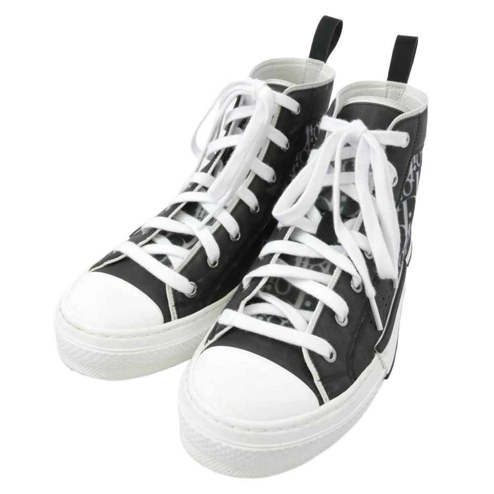 DIOR ディオール☆オブリーク☆ハイカット☆スニーカー☆黒ブラック☆正規品 ディオールのB23 ハイカットスニーカーにブラックが登場 | Hypebeast.JP