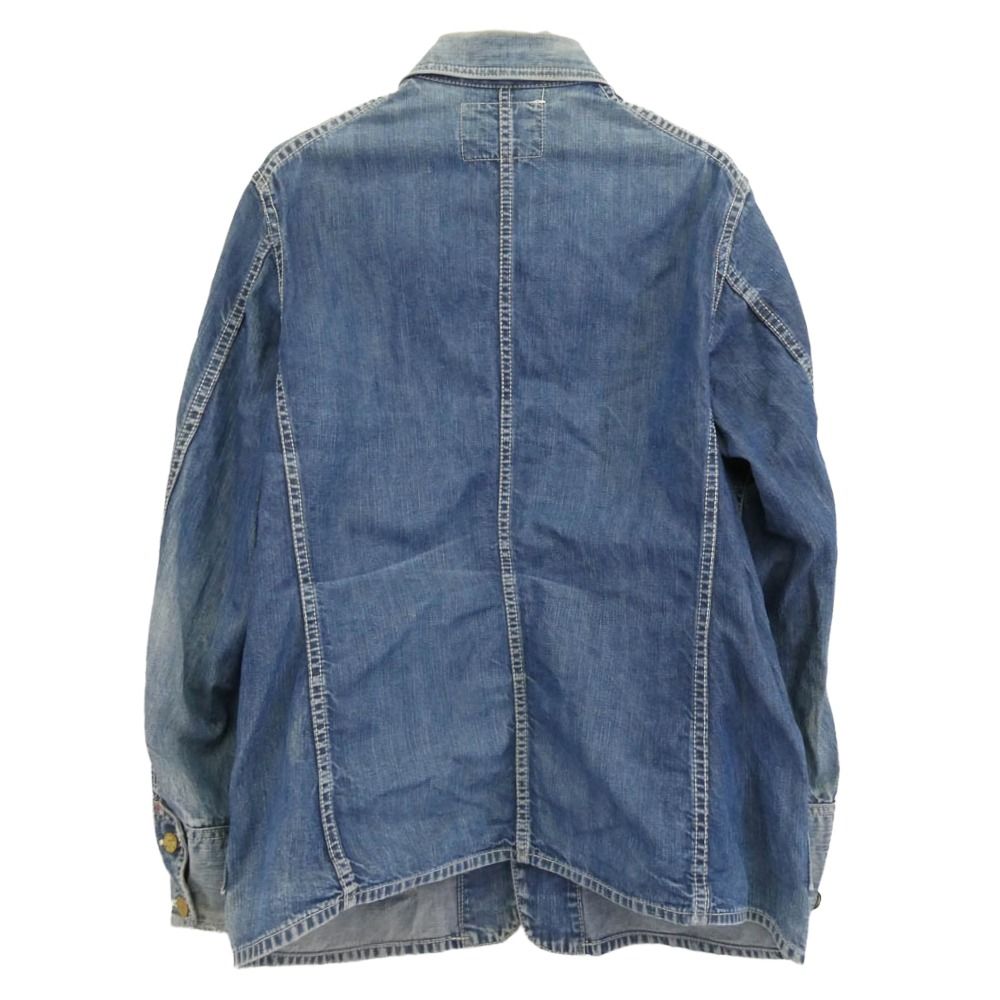 The REAL McCOY S ザリアルマッコイズ JOE McCOY ジョーマッコイ 8 Hour Union デニム カバーオール インディゴブルー系 38