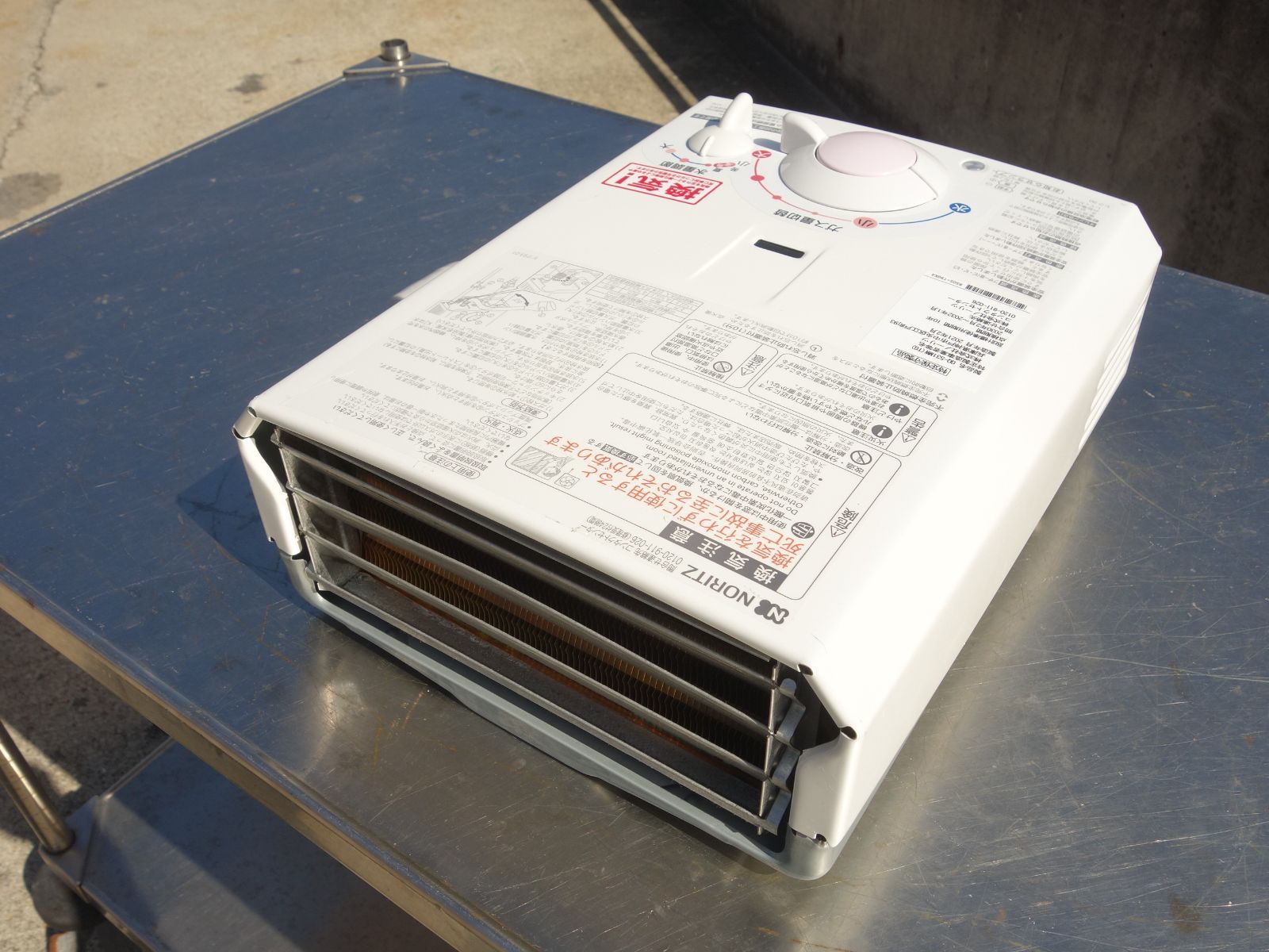 中古】M▽ノーリツ ガス瞬間湯沸かし器 給湯専用 ガス給湯器 2021年