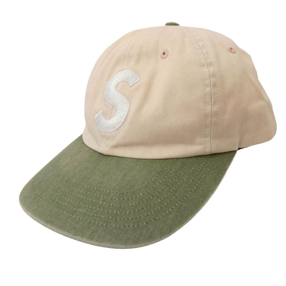 Supreme シュプリーム 25AW Pigment Coated 2-Tone S Logo 6-Panel Cap ピグメントコーテッド ツートーン Sロゴ刺繍 6パネル デニムキャップ 帽子 ピンク 新古品