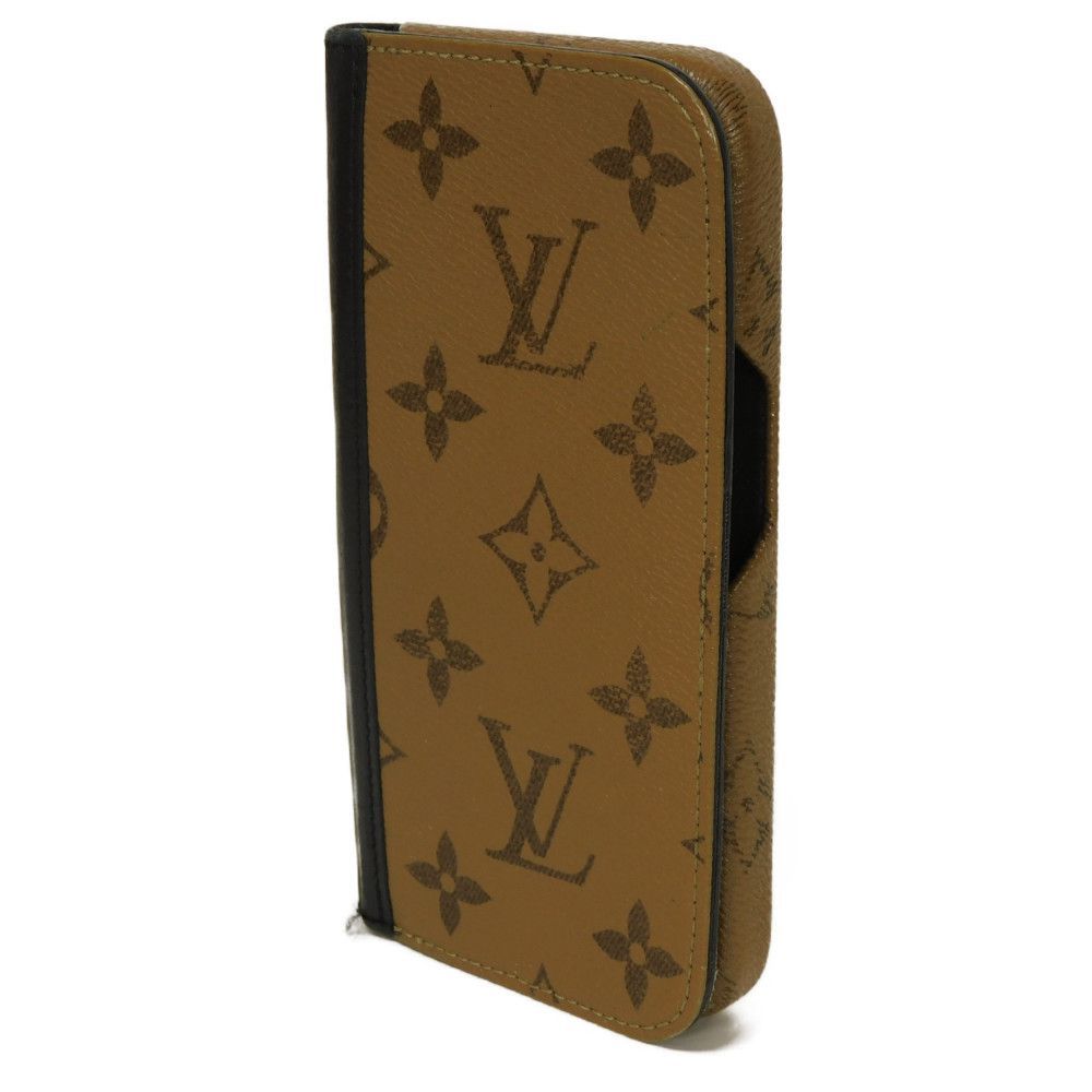 LOUIS VUITTON ルイ・ヴィトン iPhone 14 Pro フォリオ LVロゴ
