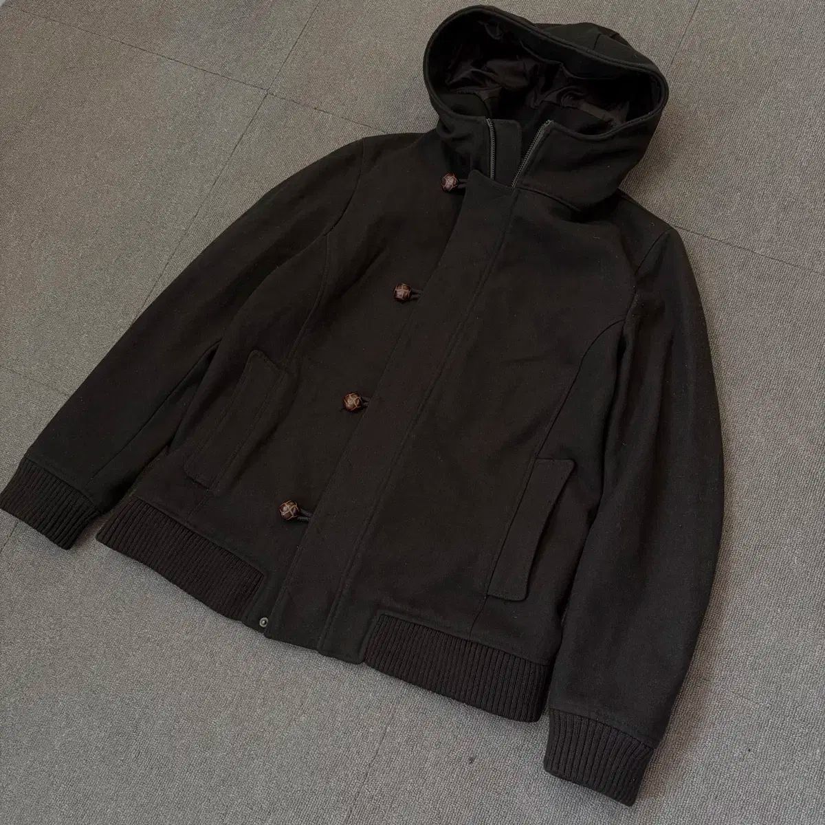 BOYCOTT JAPAN ボーイコット ウール フード ジャケット