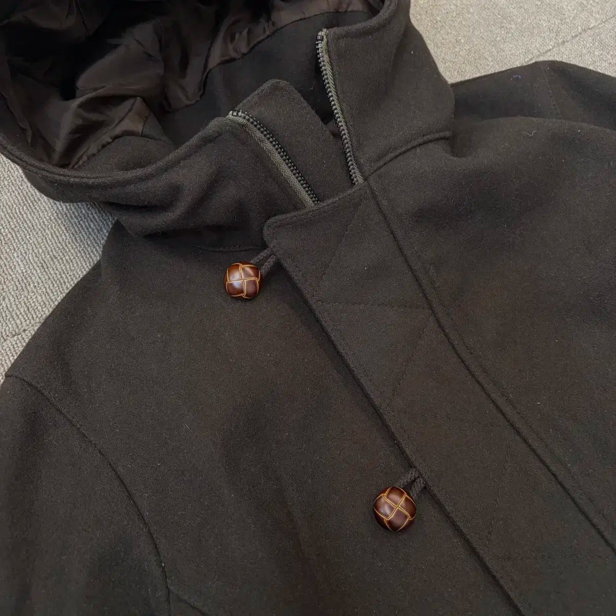 BOYCOTT JAPAN ボーイコット ウール フード ジャケット