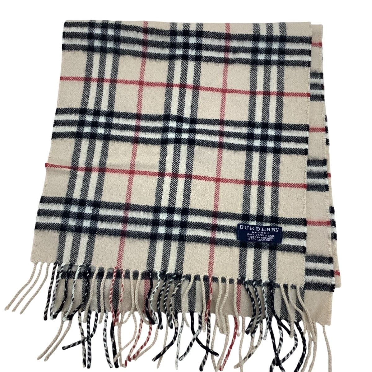 BURBERRY LONDON バーバリーロンドン マフラー カシミヤ ベージュ
