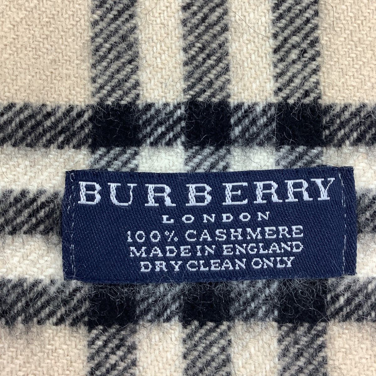 BURBERRY LONDON バーバリーロンドン マフラー カシミヤ ベージュ