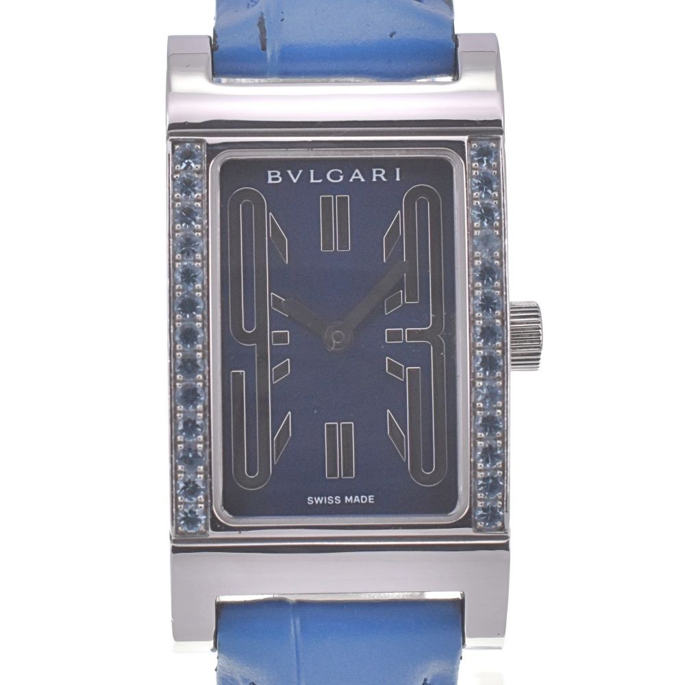 値下 ブルガリ BVLGARI RT39S レッタンゴロ ブルーダイヤモンド