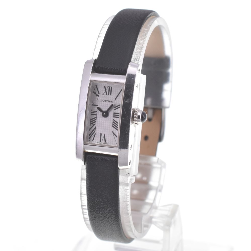 カルティエ CARTIER W15364W4 ラニエール タンク アロンジェ クォーツ レディース R 141572