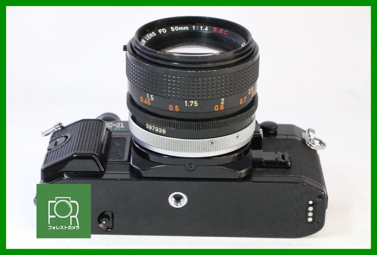 【並品　整備済】Canon AE-1 プログラム 露出計❌ 50mm f1.4 Canon - 整備済 Canon AE-1 プログラム ブラック 50mm F1.4 付属5点の
