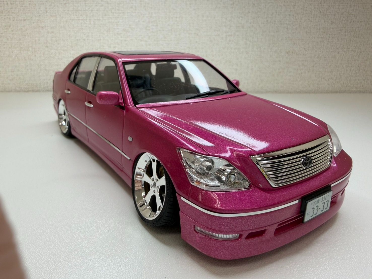 アオシマ トヨタセルシオUCF31 後期型 1/24完成品プラモデル - メルカリ