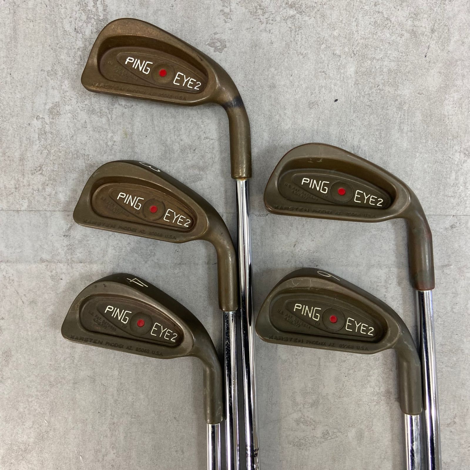 【激レア】ピン EYE2 ベリリウムカッパー メンズアイアンセット 8本 PING EYE2 ベリリウムカッパー シリアル同一 メンズゴルフ アイアン