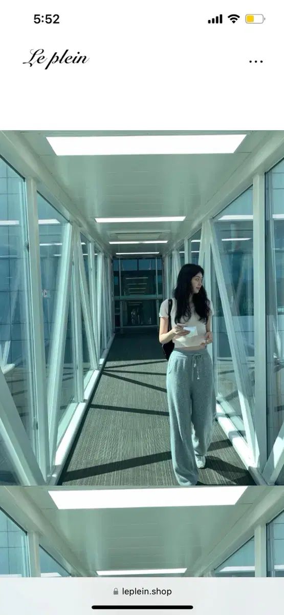 ルプレイン カシミア ニットパンツ