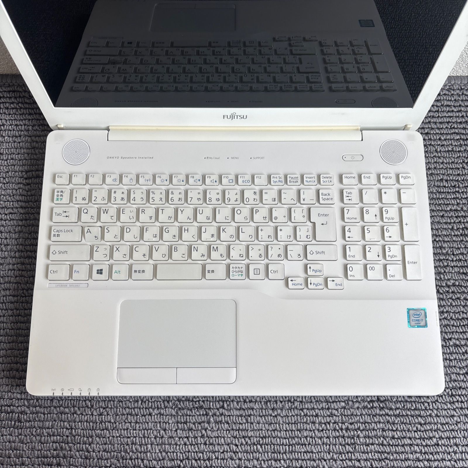 富士通lifebook AH53/A3 i7-6700HQ メモリ8GB HDD 500GB Win10 - メルカリ