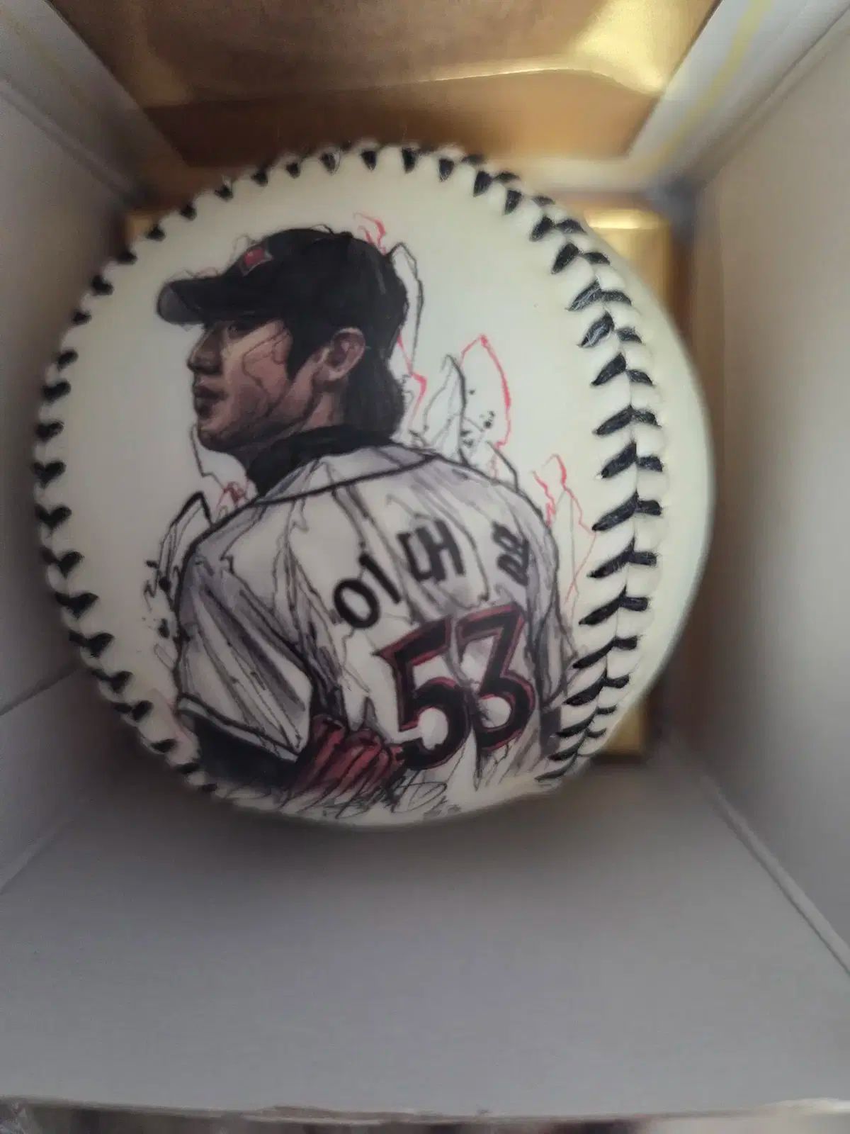 KTウィズ LGツインズ 最強! 野球団 イ デヒョン HIC イラスト 野球ボール