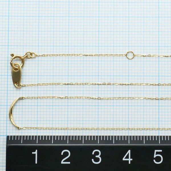  エテ K 10 YG ネックレス necklace 総重量約0.6 g 約42 cm その他 アクセサリー