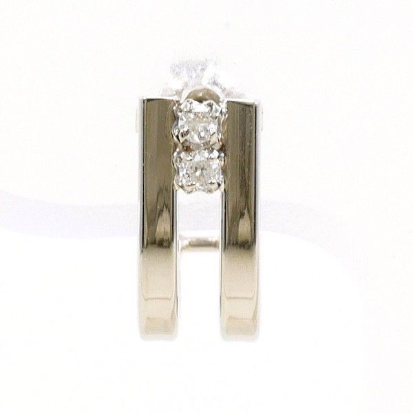 PT900 ピアス pierced earrings 片耳 ダイヤ 総重量約0.6g