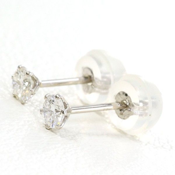 PT 900 ピアス pierced earrings ダイヤ 0 10 2 総重量約0 3 g